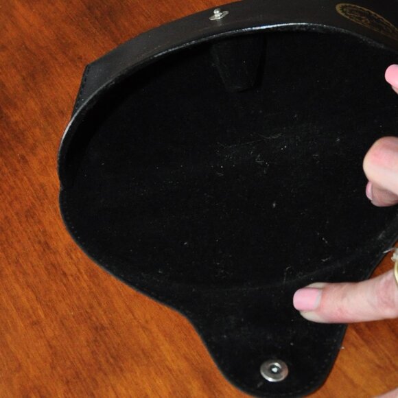 Ray-Ban Black Leather Hard Sunglasses Belt Loop Case Only - Picture 7 of 7